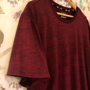 TEK GEAR Drytek T-Shirt Maroon